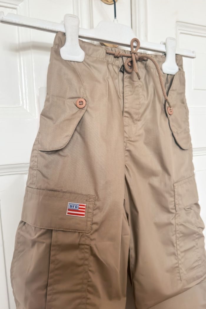 UFO KIDS, Cargo Wind pants, Khaki